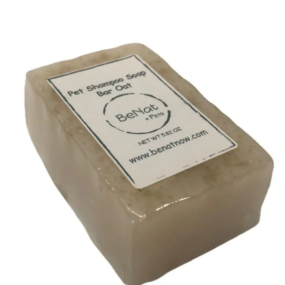 BeNat Pets. All-Natural Pet Shampoo Bar. Oat. 3.5 oz